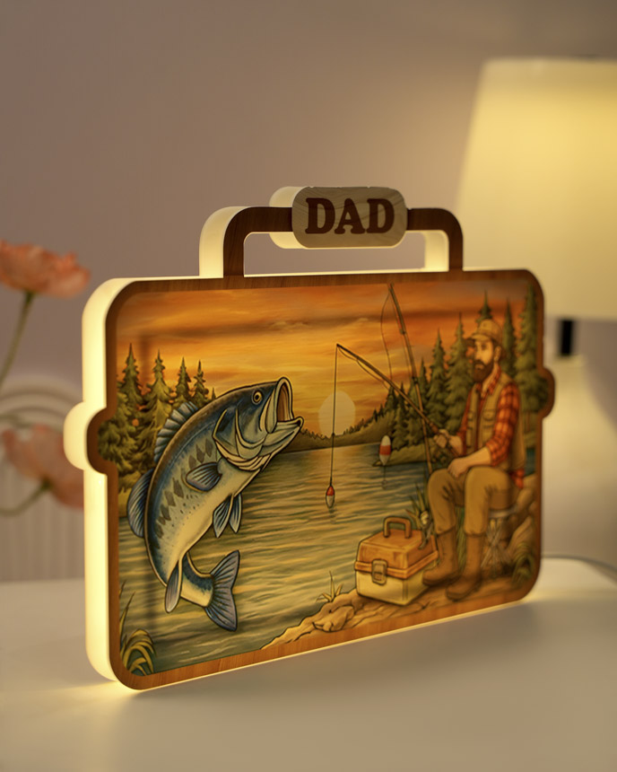 Custom Shape 2-side Printed Photo Night Light Box