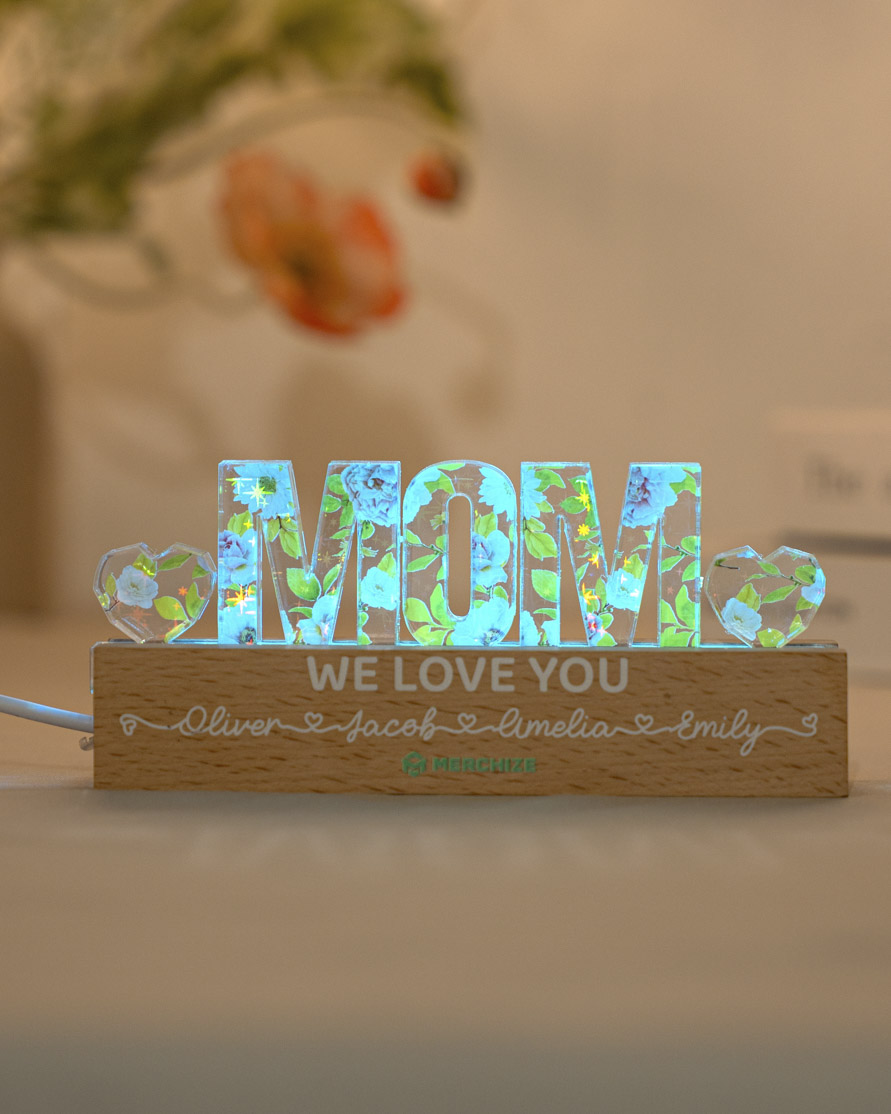 Hologram Name Night Light