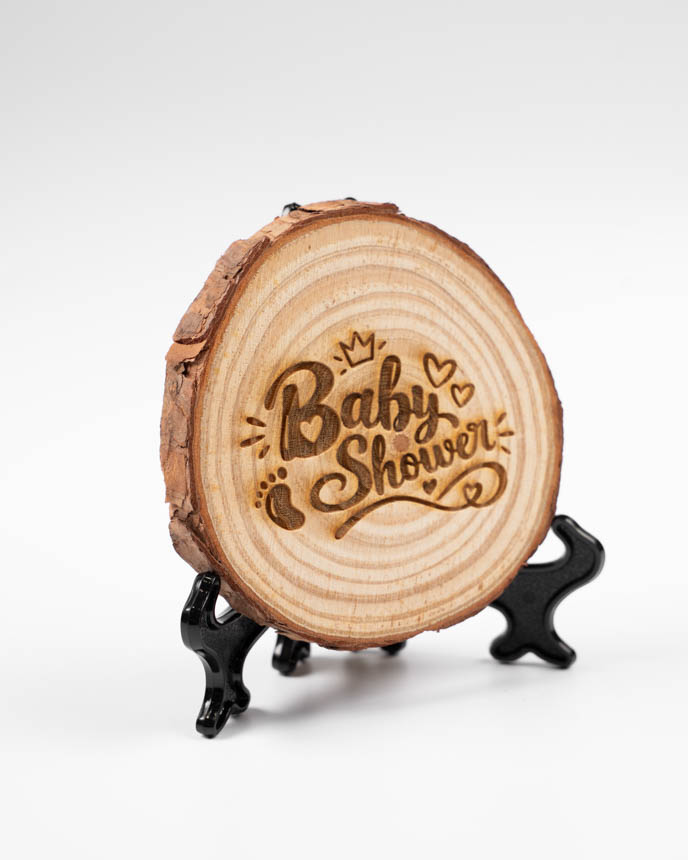 Engraved Wood Slice