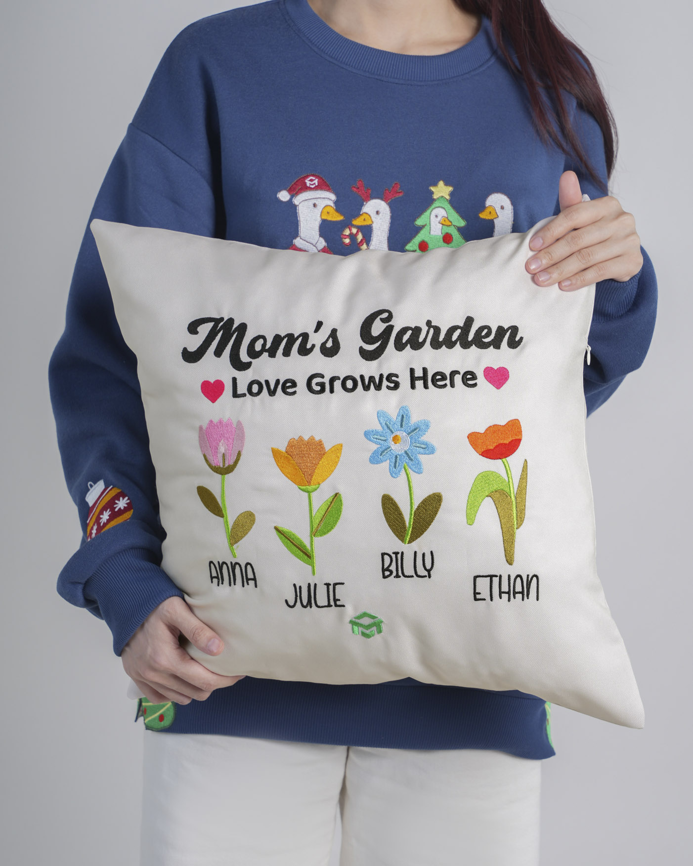 Embroidered Pillow Case