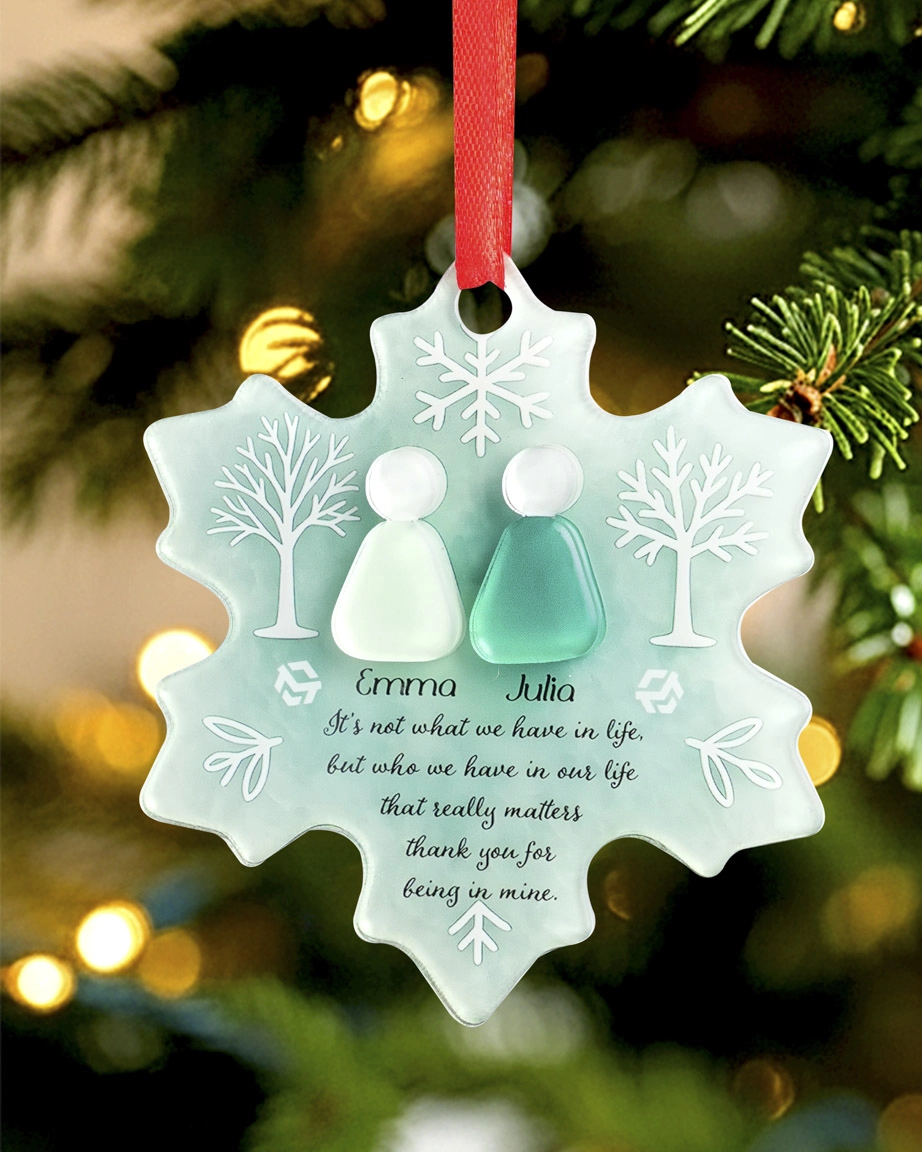 Custom Shape 2-Layer Acrylic Ornament