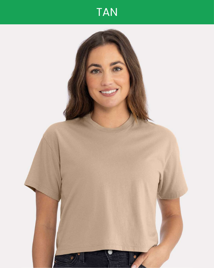 Women's Ideal Crop Top Next Level 1580 (Made in US) - Print on