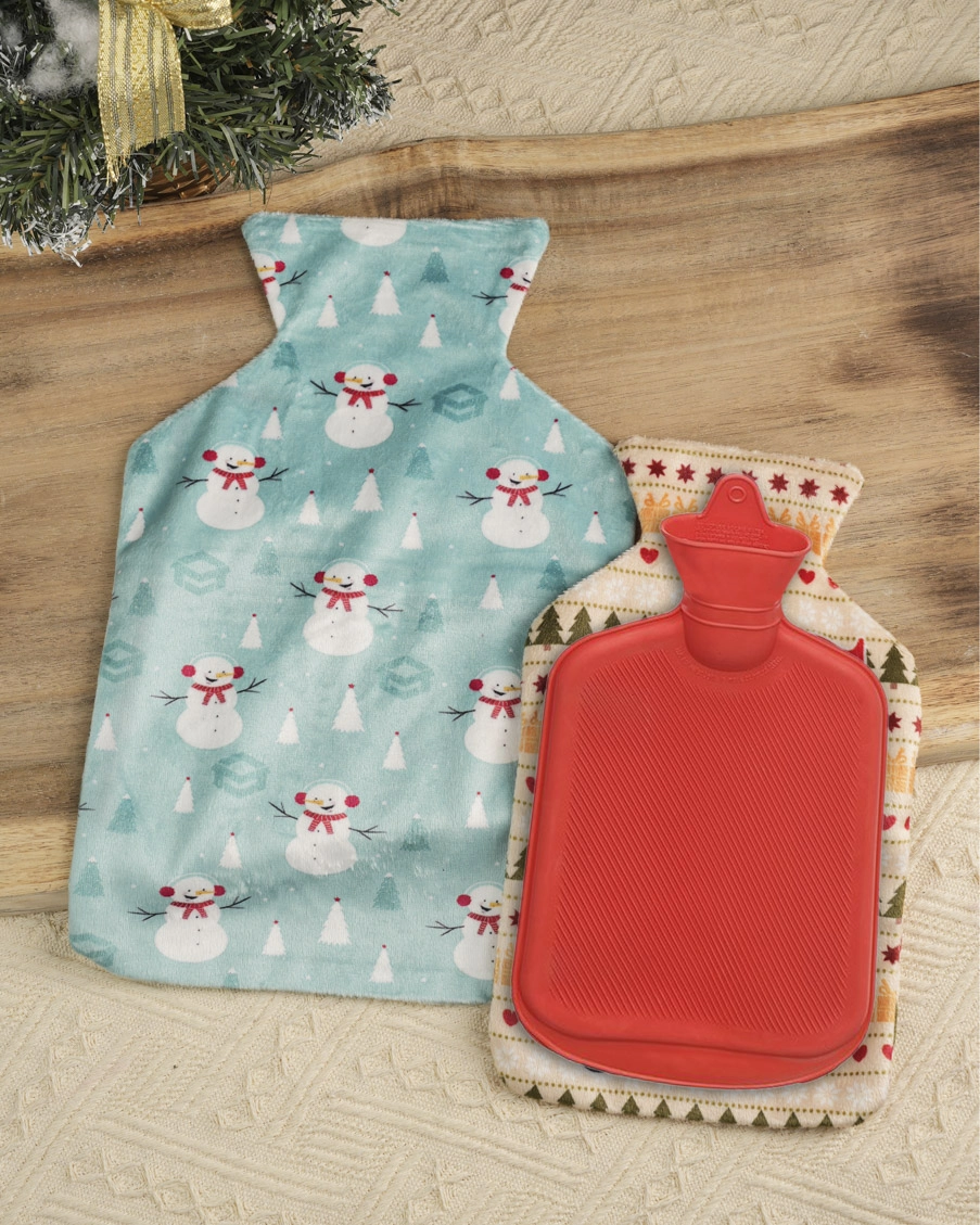 Plush Hot Water Bottle Cover