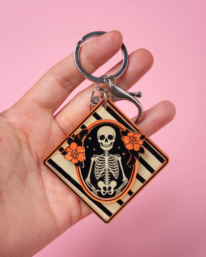 Custom Shape 2-Layer Clear Acrylic Tag