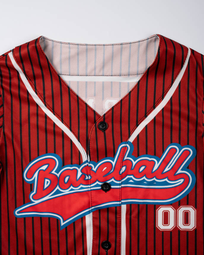 All-over Print Youth Crop Top Baseball Jersey Without Piping