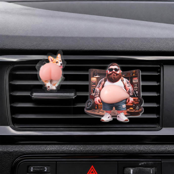 Custom Shape 1-side Acrylic Squishy Car Clip