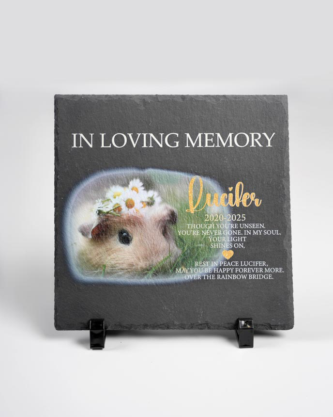 2-side Printed Memorial Garden Stone