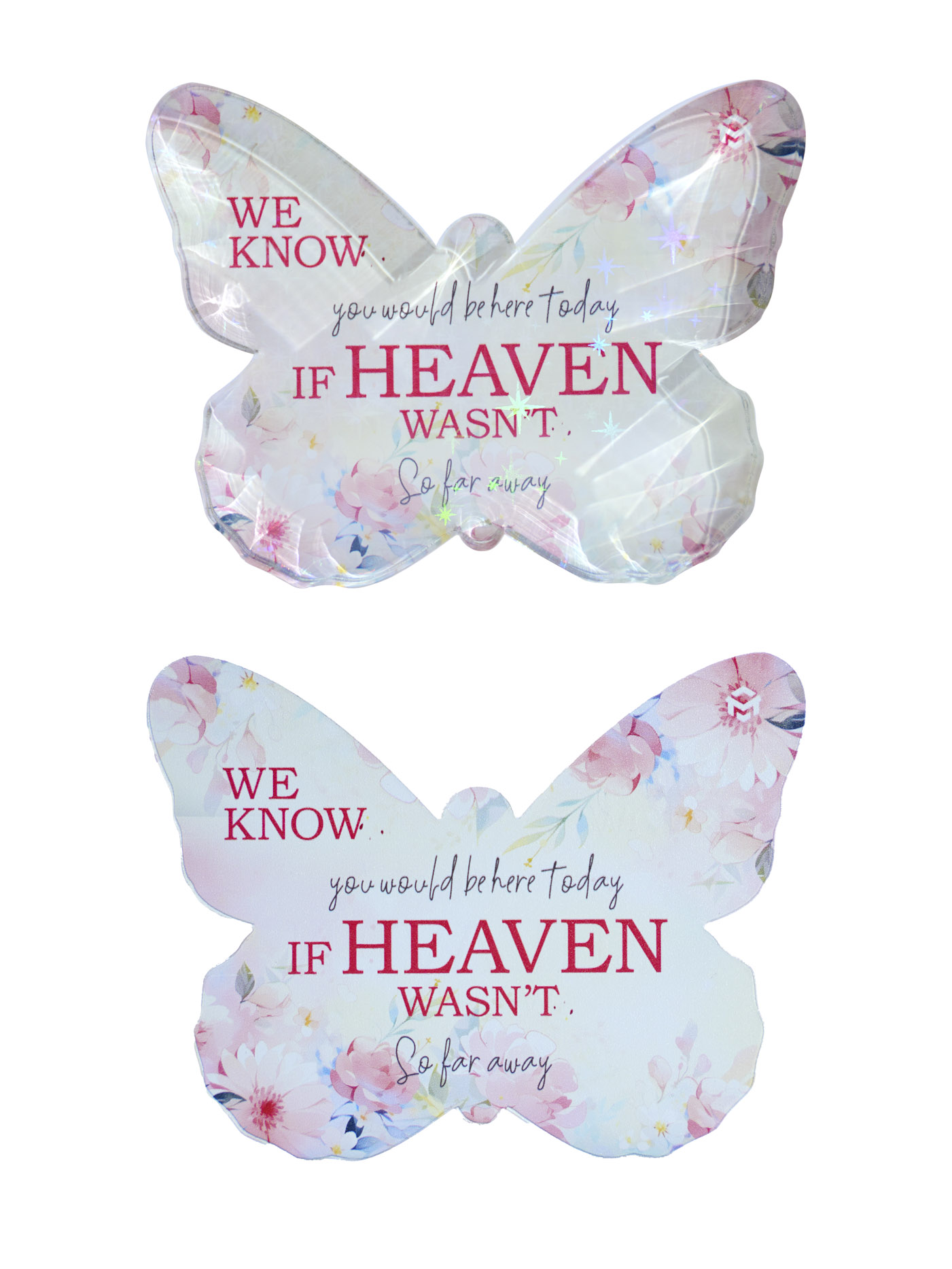 2-side Printed Hologram Acrylic Plaque (without stand) 0.6 IN