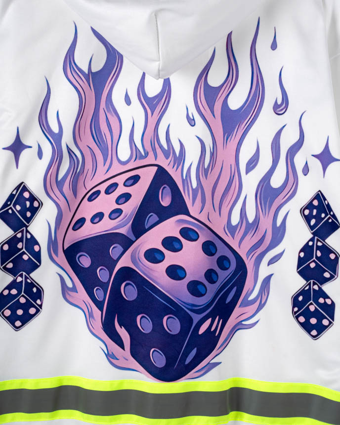 All-over Print Reflective Hoodie (Lightweight)
