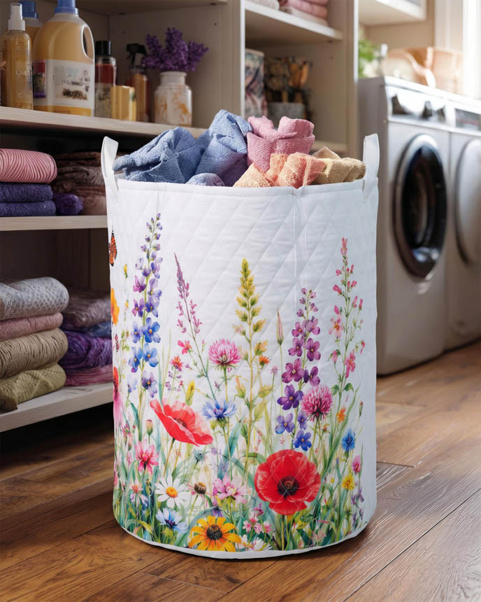 Quilt Laundry Basket