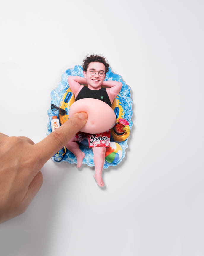 Custom Shape 1-side Acrylic Squishy Fridge Magnet