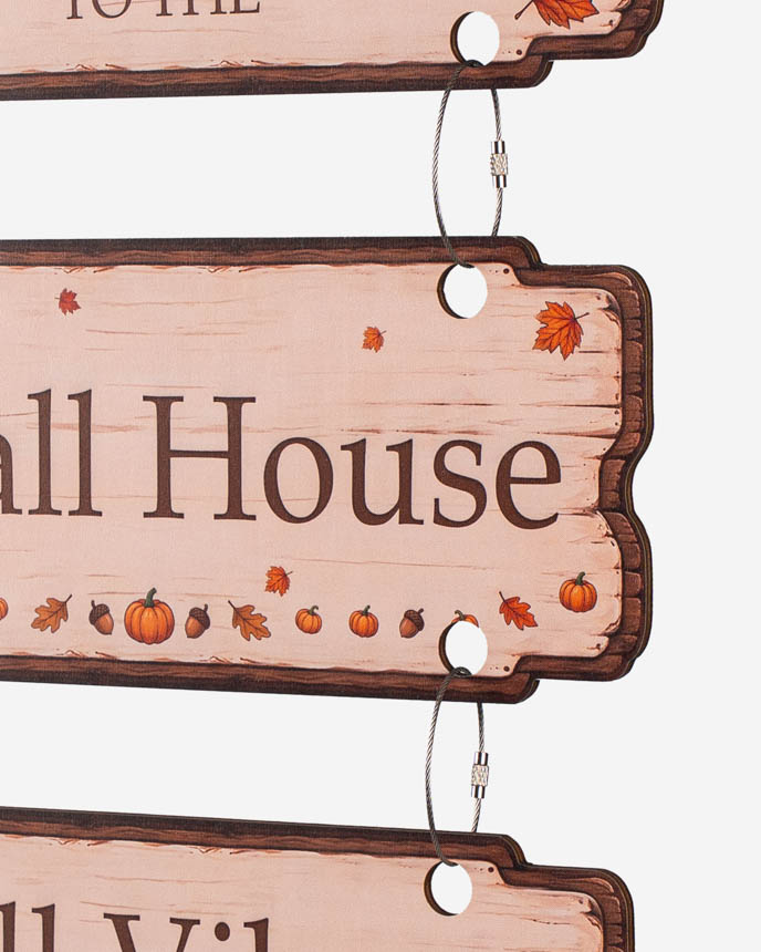 Custom Shape Wood Multi Tier Sign
