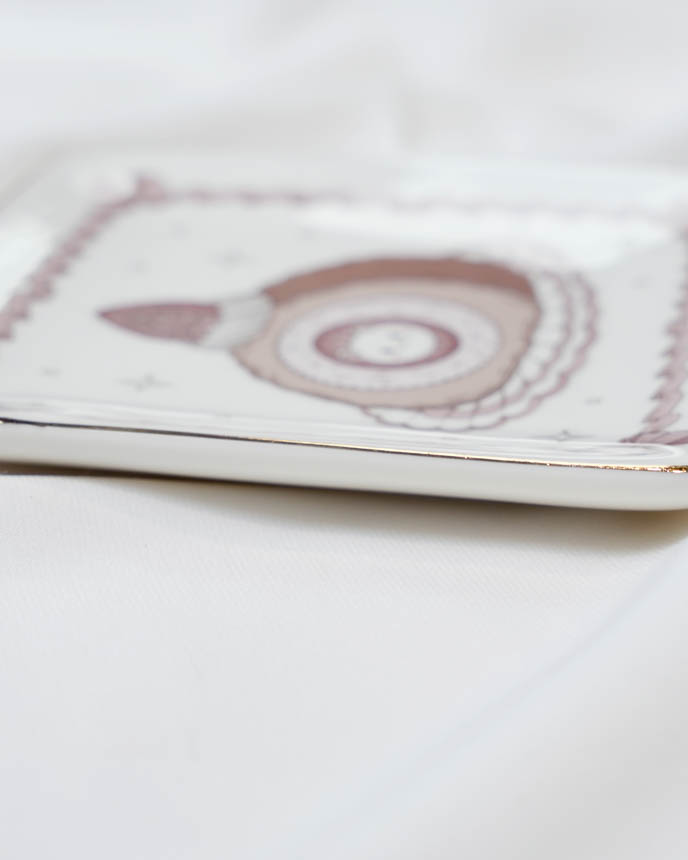 Fully Printed Ceramic Jewelry Dish (Made in US) 