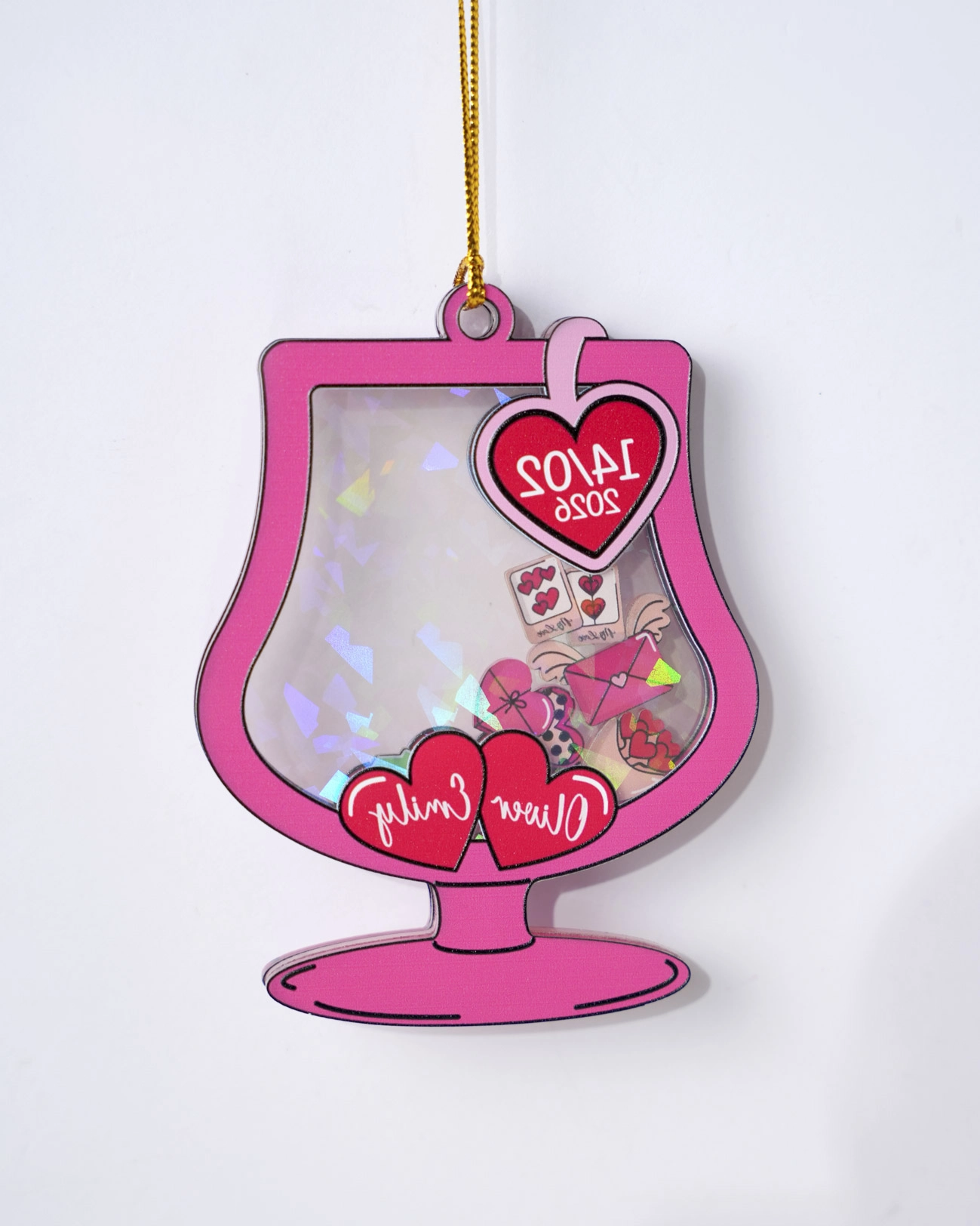 4-Layer Hologram Shaker Ornament