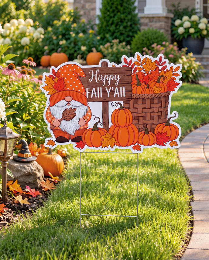 Custom Shape Yard Sign