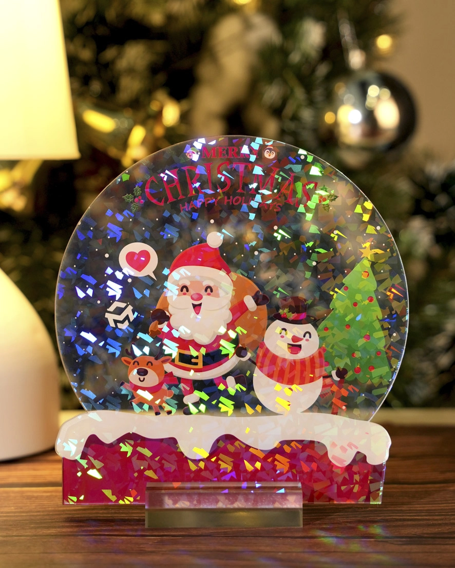 Custom Shape Hologram Plaque