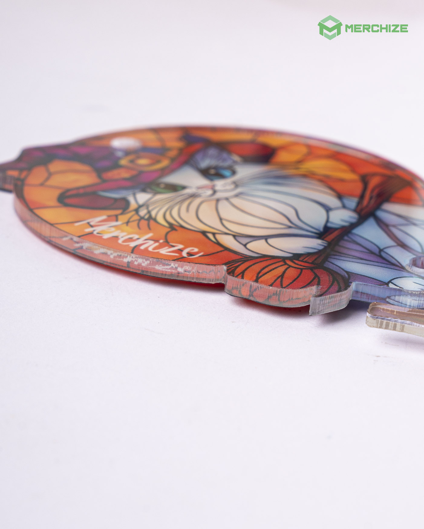 Custom Shape Hologram Charm