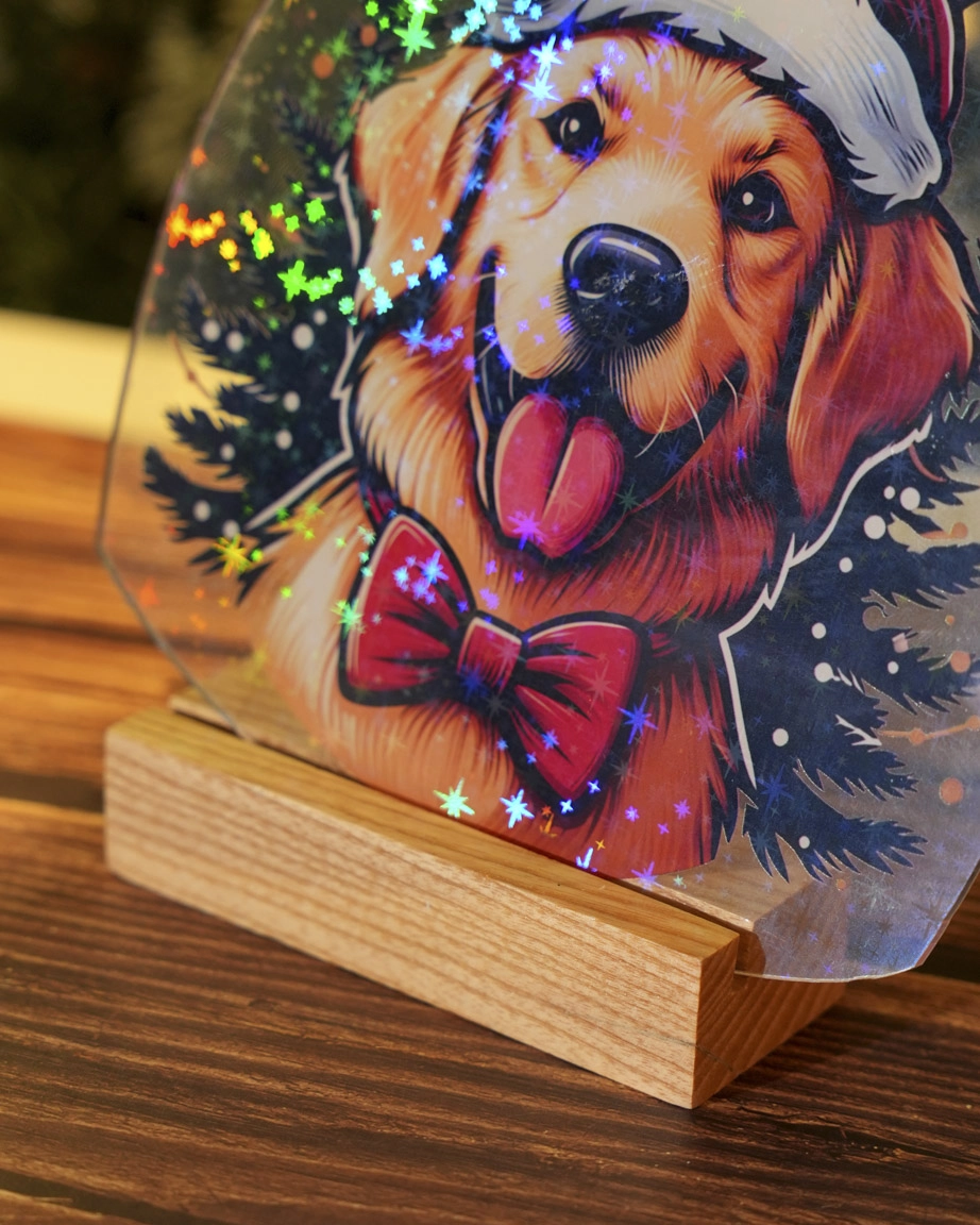 Custom Shape Hologram Plaque