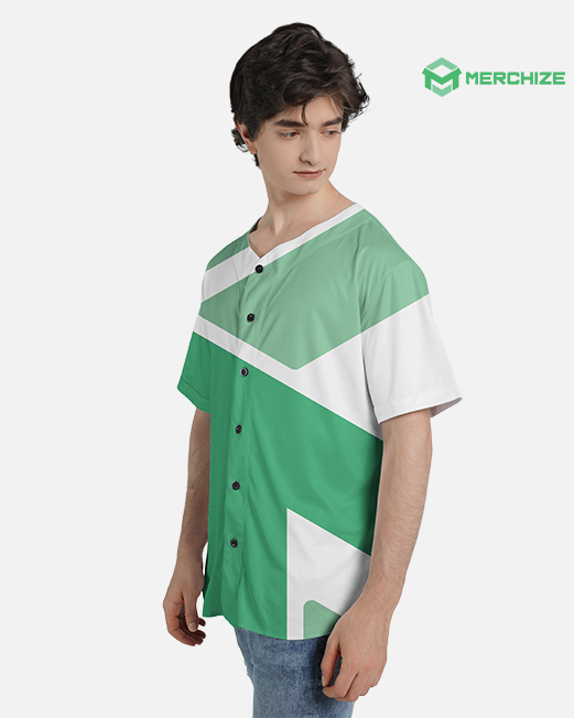 All-over Print Men's Short Sleeve Baseball Jersey (Made In China)