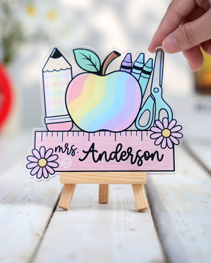 Custom Shape Acrylic Card