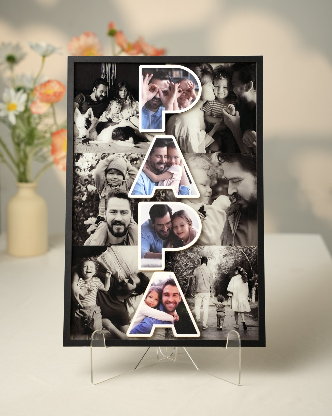 Custom Shape Wood and Acrylic Sign