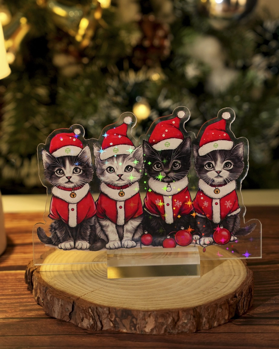 Custom Shape Hologram Plaque