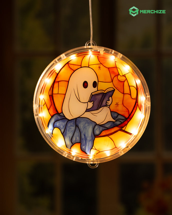 Acrylic LED Hanging Light Lamp (Circle Frame)