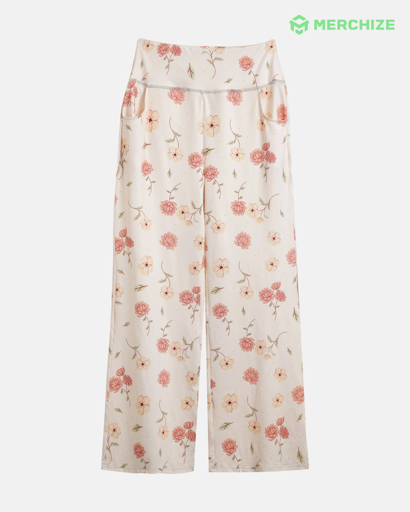 All-over Print Wide Leg Yoga Pants