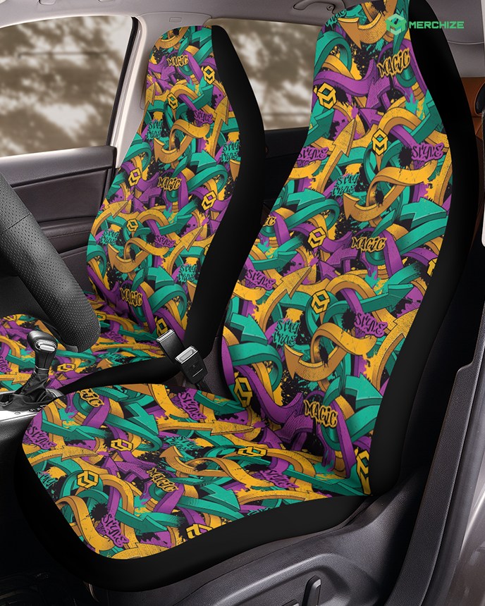 Car Front Seat Cover Polyester Fabric Universal Car Styling Seat