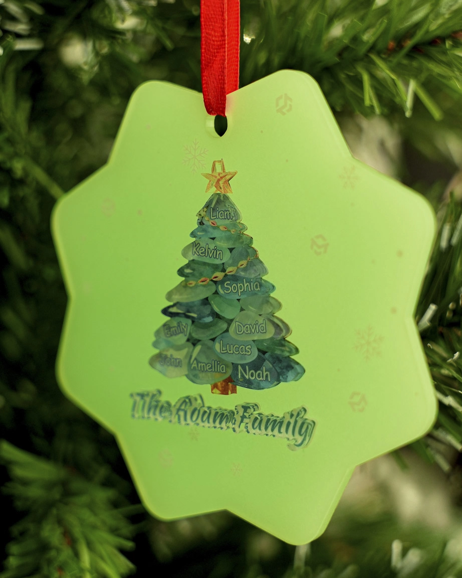 Custom Shape Acrylic And Luminous Acrylic Ornament