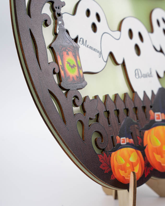 Custom Shape Wood And Luminous Acrylic Sign