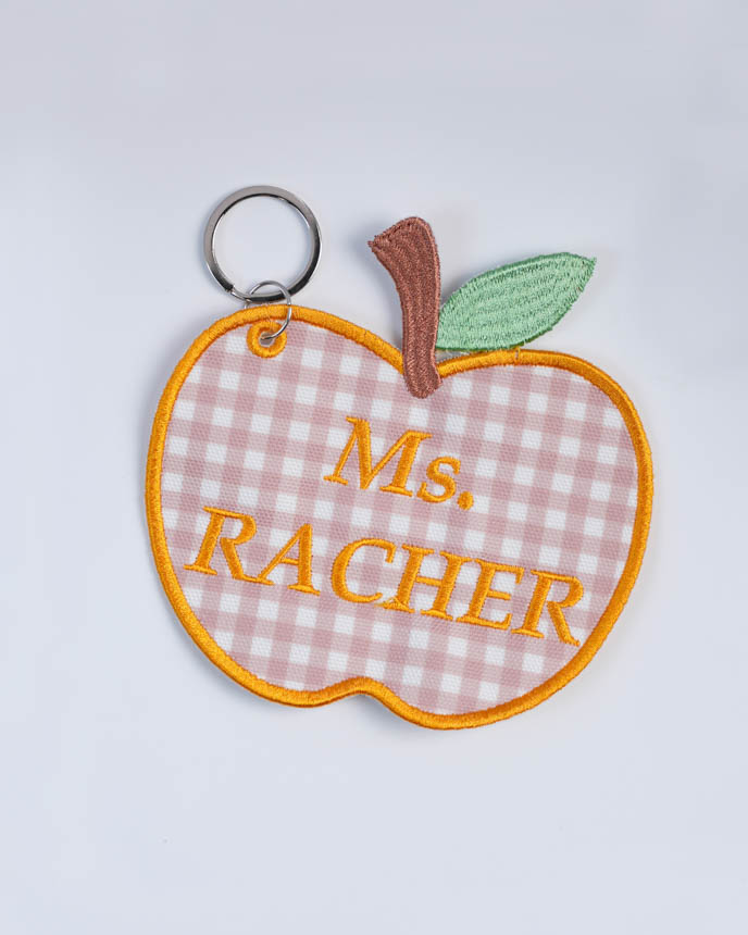 Custom Shape Embroidered Canvas Tag 