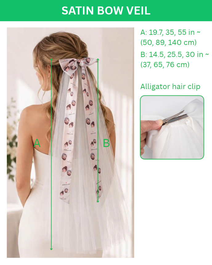 Satin Bow Veil
