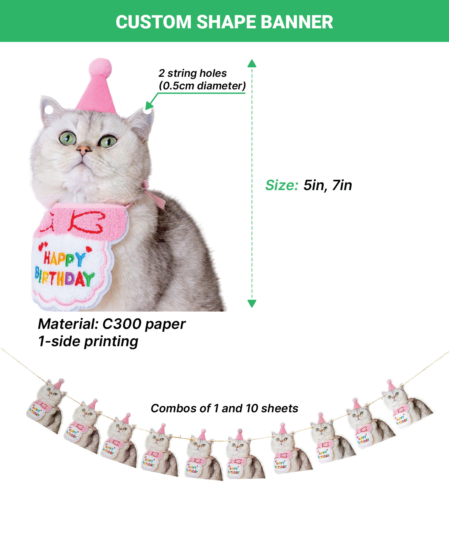 Custom Shape Banner