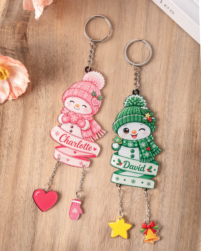 Custom Shape Acrylic Connected Keychain