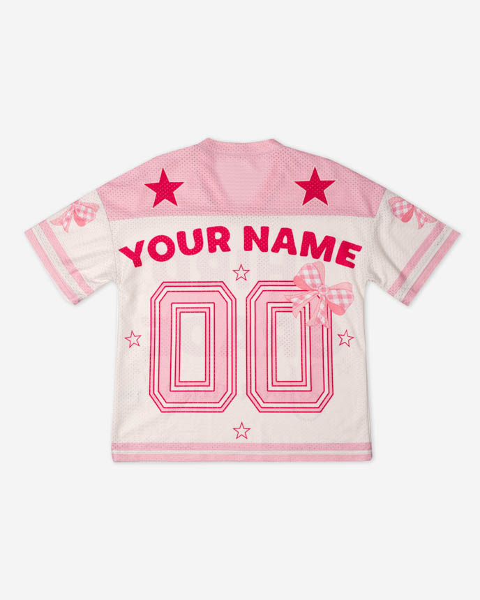All-over Print Kid and Youth Drop Shoulder Mesh Football Jersey