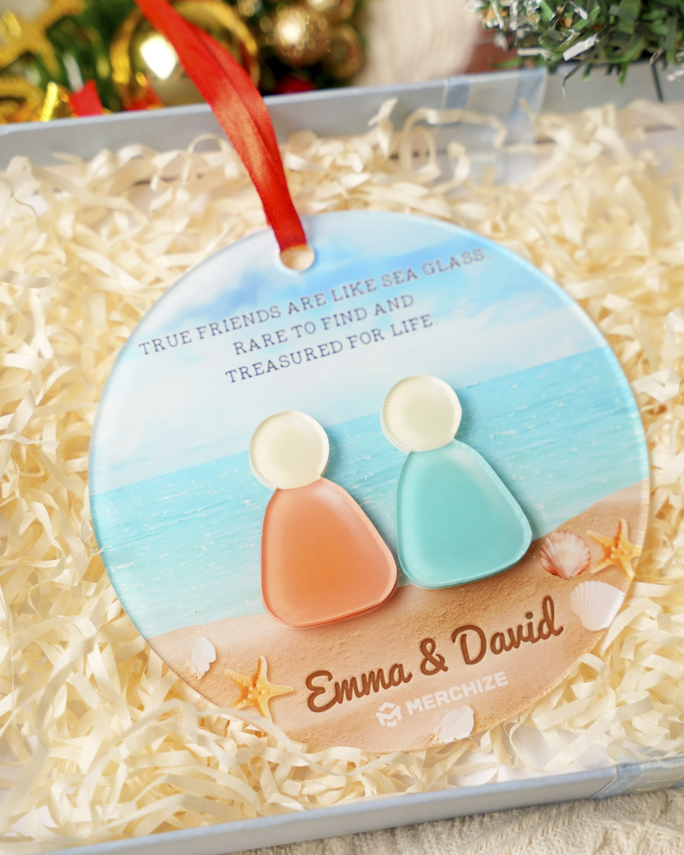 Custom Shape 2-Layer Acrylic Ornament