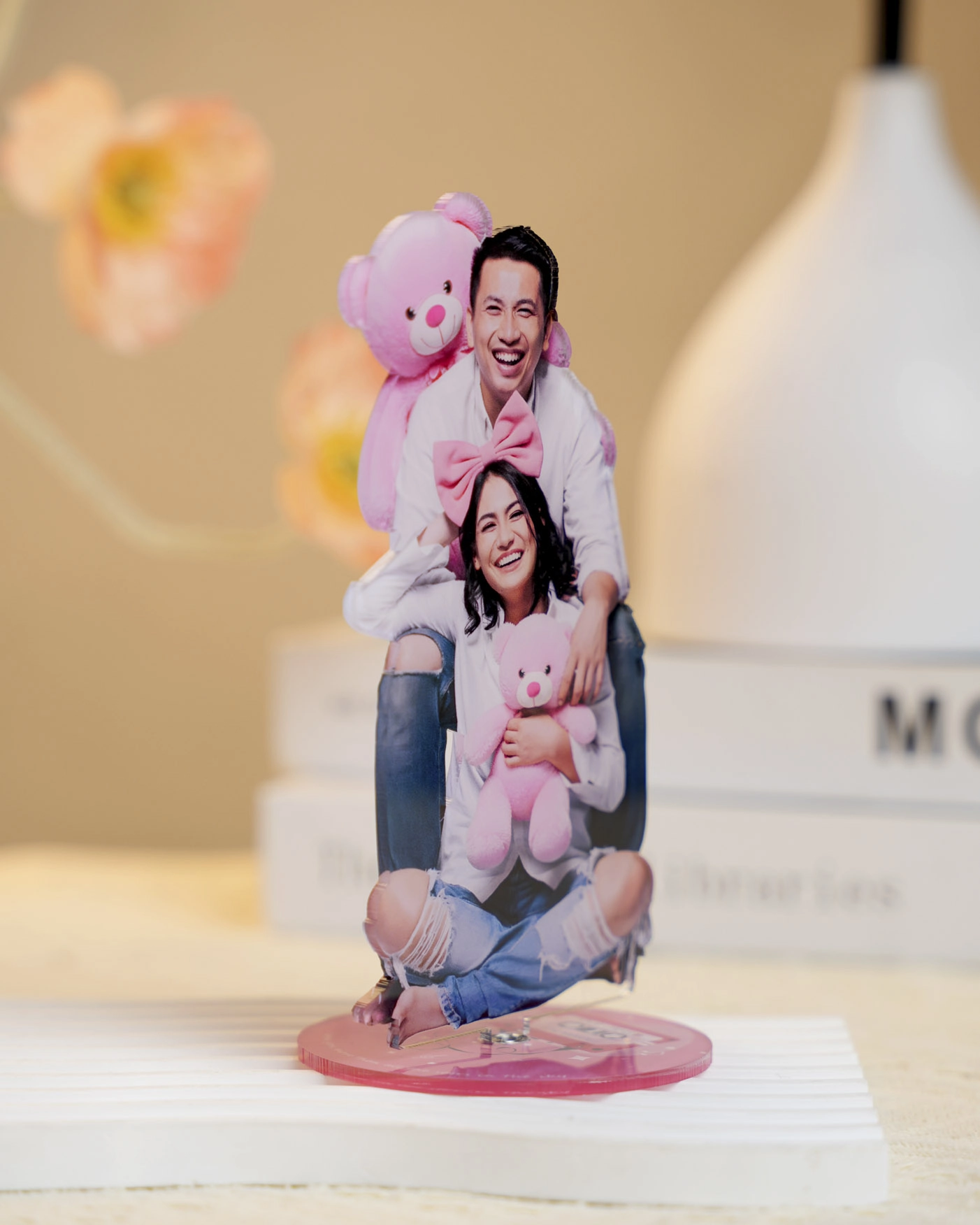 Custom Shape Acrylic Spinning Standee