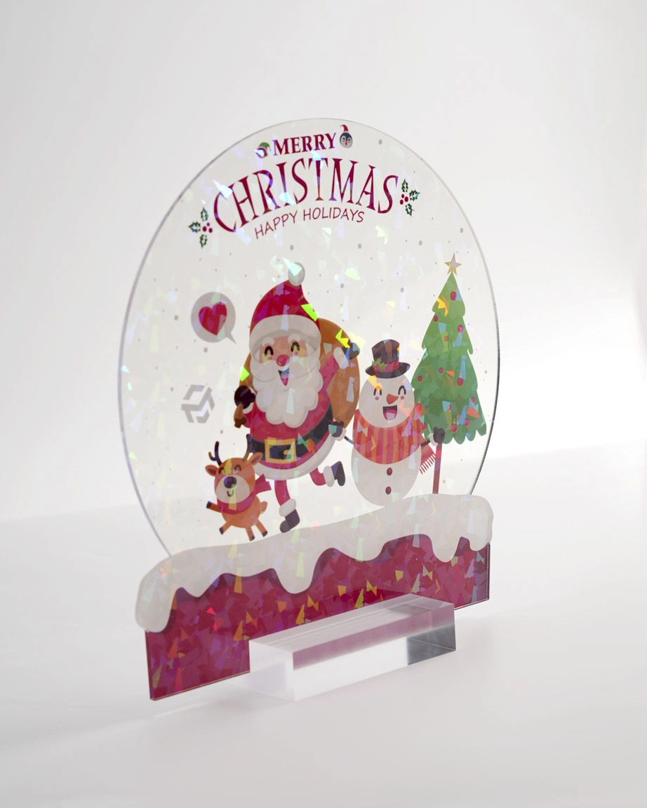 Custom Shape Hologram Plaque