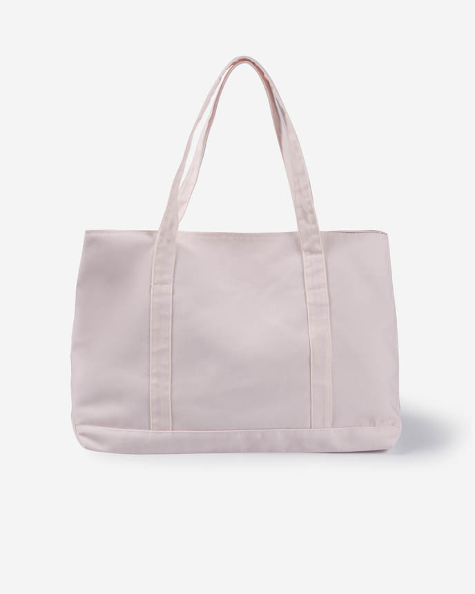 All-over Print Two-Tone Canvas Tote Bag