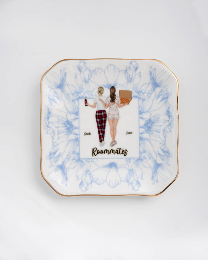 Fully Printed Ceramic Jewelry Dish (Made in US) 