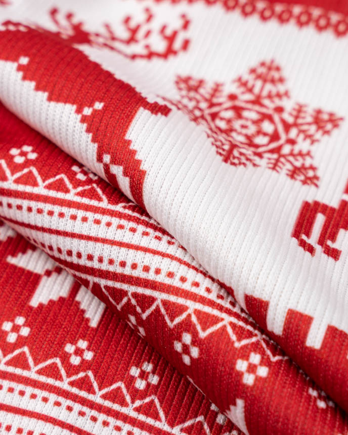 All-over Print Youth Knitted Cardigan (White Buttons)