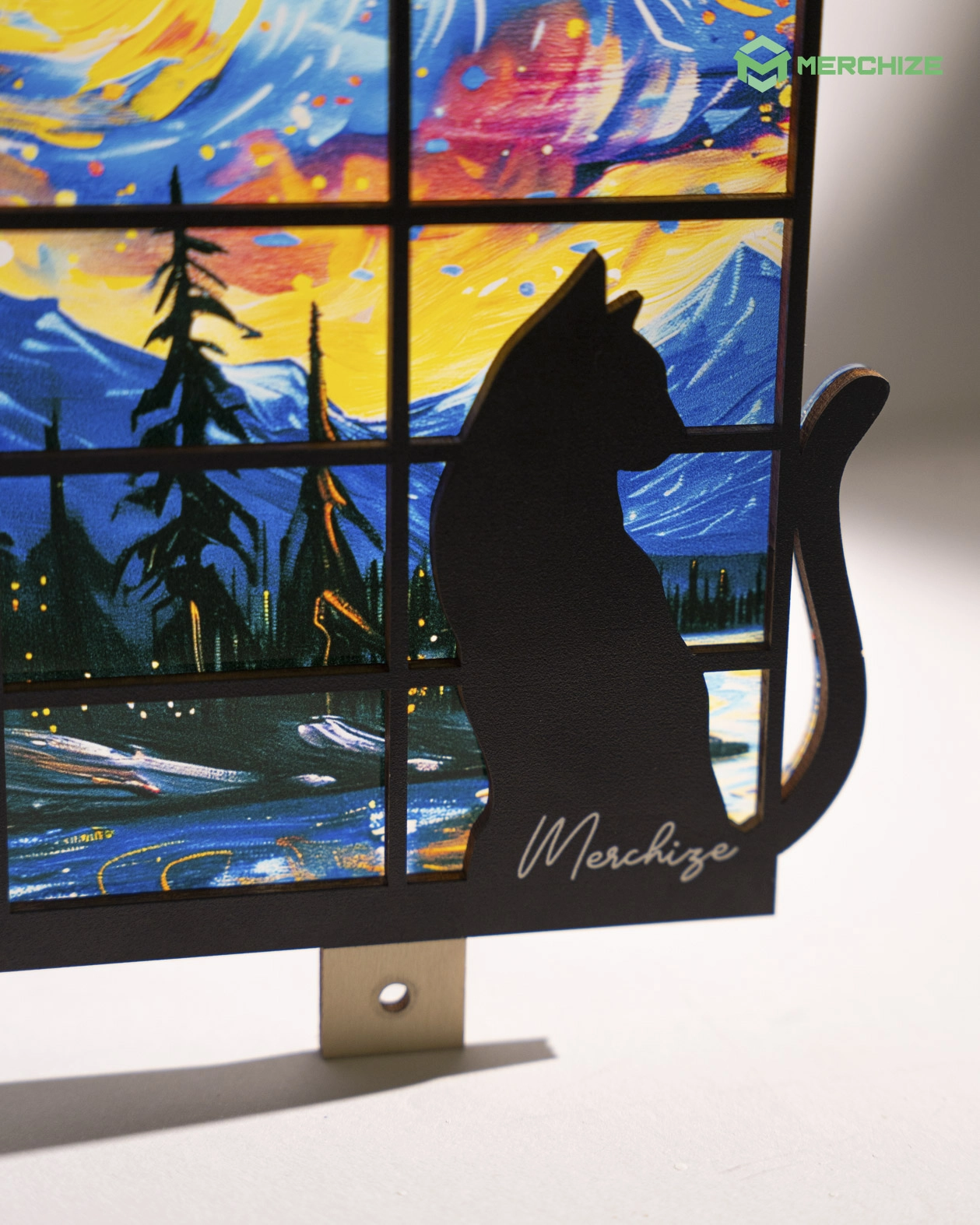 Custom Shape Plug-In Suncatcher Night Light