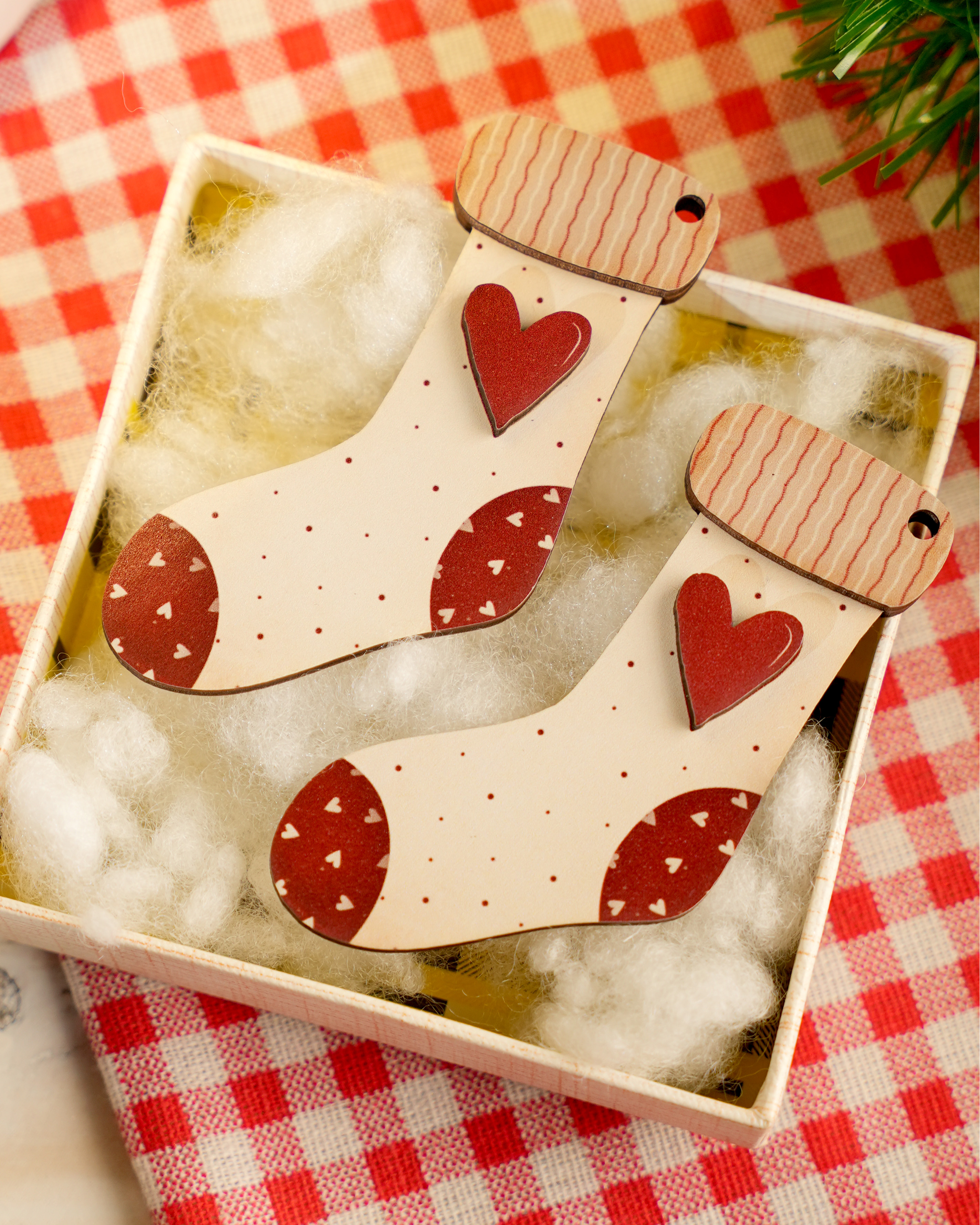 Custom Shape 2-Layered Wood Ornament