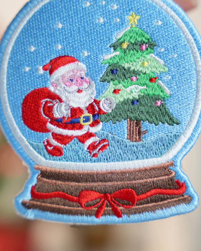 Custom Shape Embroidered Ornament