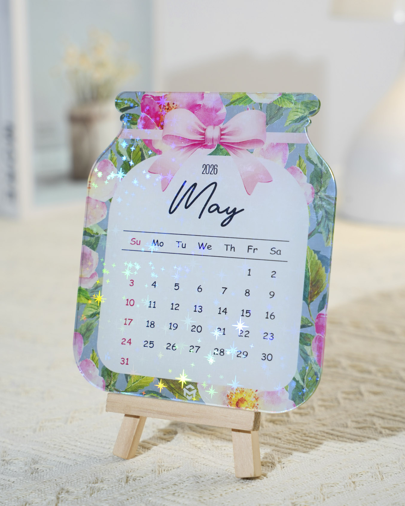 Custom Shape Hologram Card