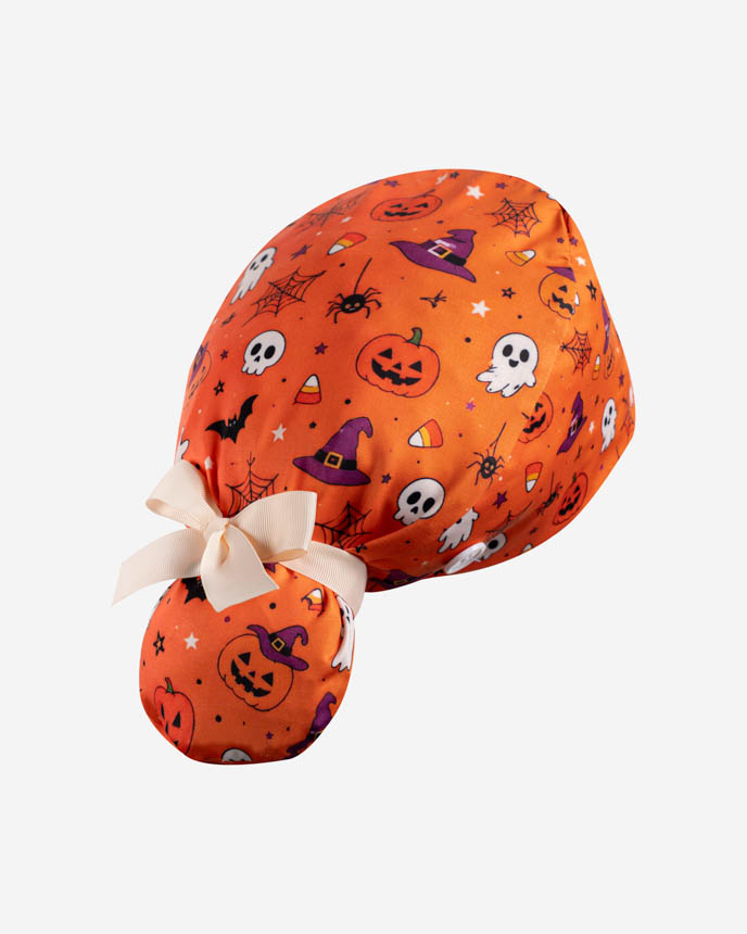 All-over Print Ponytail Scrub Cap