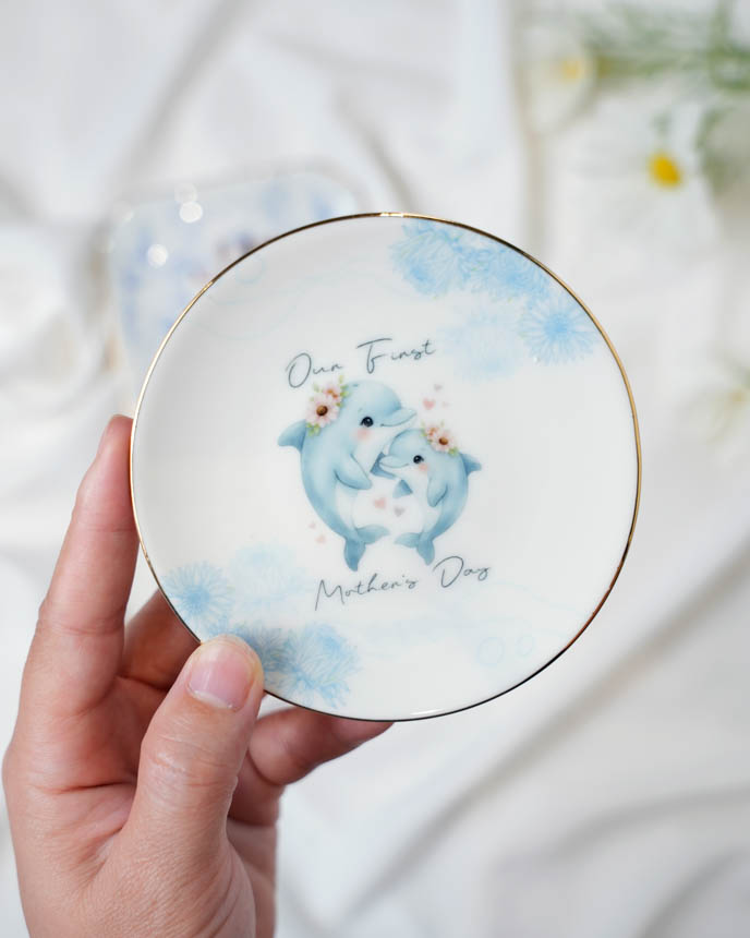 Fully Printed Ceramic Jewelry Dish (Made in US) 