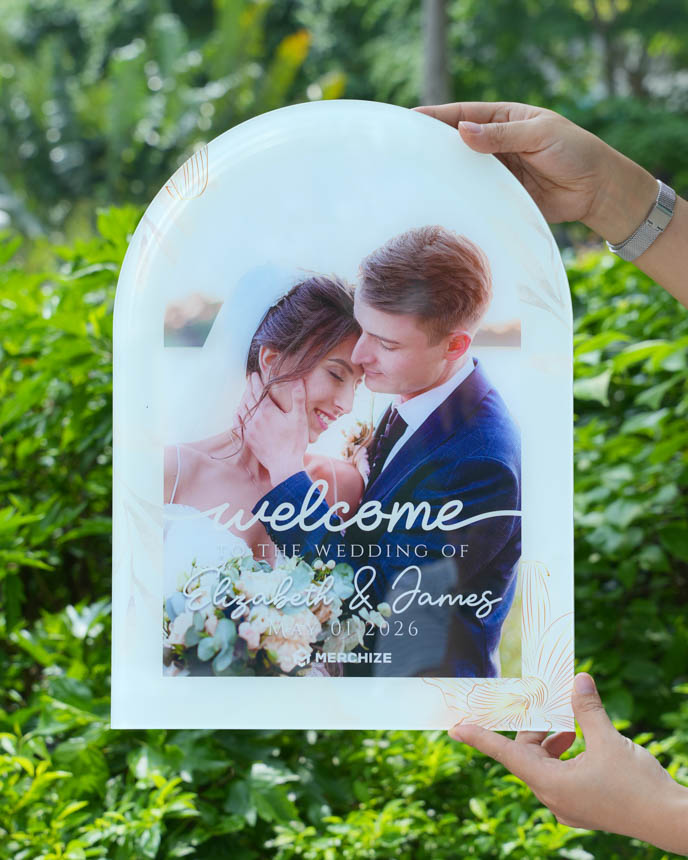 Custom Shape Acrylic Welcome Sign