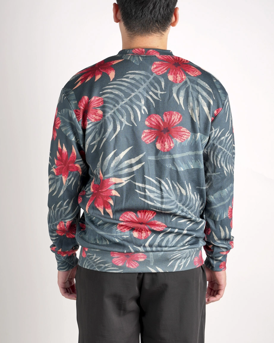 All-over Print Knitted Sweater